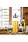 Winsilt Olive Oil Dispenser Bottle, 2 PCS 500ml Large Capacity Glass Oil Dispenser with Degree Scal