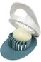WDA Egg Slicer with Stainless Steel Wires, White and Blue Kitchen Tool
