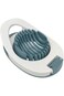 WDA Egg Slicer with Stainless Steel Wires, White and Blue Kitchen Tool