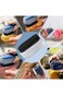 SYOSI 2Pcs Vegetable Brush with Two-Sided Hard &amp; Soft Brushes, Potato Scrubber Veggie Wash Brush wi