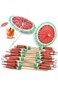 MAKINGTEC Drink Umbrella Decorative Toothpick, Watermelon Paper Umbrella Cocktail Decorative Umbrel