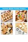 Duomama 30-Piece Geometric Shapes Cookie Cutter Set - Stainless Steel Cutters for Baking, Pastry Do