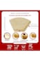 Arabest V60 Cone Coffee Filter,100 Count Natural Unbleached Disposable Coffee Filters Paper Fit for