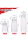 YHRY Condiment Porous Squeeze Bottles, Small Salad Dressing Container, Squeeze Bottles for Sauces,