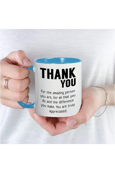 Thank You Mug - Gift for Best Friend, Leaving Gifts for Colleagues Boss Friends Men Women, Thank Yo