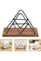 Tazweeq Napkin Holder, Freestanding Metal Paper Holder, Black Metal Wire Triangle Napkin Holder for