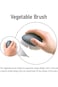 2 Pcs Vegetable Brush, Non-Slip Potato Scrubber with Flexible and Hard Bristles Fruit Cleaning Brus