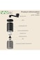 VAODO Manual Burr Coffee Grinder, Compact Cordless Travel Grinder, Ceramic Grinding Core, with Clea