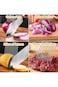ALMEKAQUZ 3 Pcs Onion Slicer, Onion Holder for Slicing Stainless Steel Vegetable Slicer Tomato Cutt
