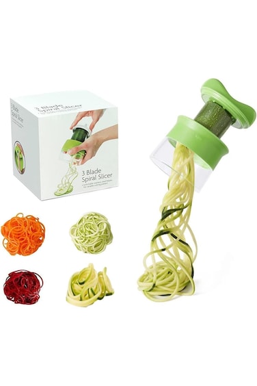 YelaJoy Handheld Spiralizer for Vegetable, Potato Spiral Cutter, Spaghetti Vegetable Spiral Slicer