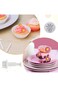 Hariendny Daisy Fondant Cutter, 4PCS Flower Plunger Cutters, 8Petals Daisy Cookie Cutter, Flower Co