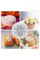 Hariendny Daisy Fondant Cutter, 4PCS Flower Plunger Cutters, 8Petals Daisy Cookie Cutter, Flower Co