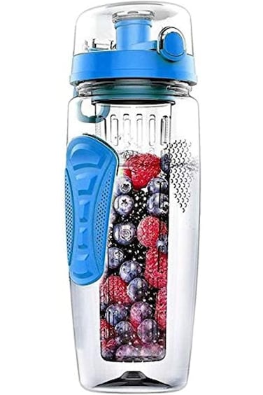 1000ml BPA Free Fruit Infuser Juice Shaker Sports Lemon Water Bottle Tour hiking Portable Climbing