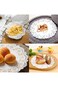 300 Sheets Disposable 5.5 inch Round Paper Doilies Lace Paper, Cake Packaging Paper Pad Dessert Pap