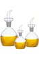 Tazweeq Olive Oil Bottle, Glass Oil Dispenser, Vinegar Cruet Glass Bottle, Cooking Oil Container fo