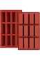 Bolivia's Chocolate Mold, 2 PCS Silicone Tray Chocolate Moulds, Rectangle Silicone Molds, Cake Pop