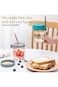 HSQMA Overnight Oats Container with Lid and Spoon, 2PCS 350ml Overnight Oats Jars, Breakfast Contai