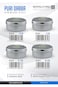 Royalford 12.7 CM Round Stainless Steel Puri Dabba- RF11472 Premium-Quality, Compact, Portable Desi