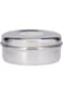 Royalford 12.7 CM Round Stainless Steel Puri Dabba- RF11472 Premium-Quality, Compact, Portable Desi