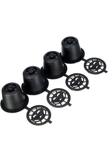 كبسولات قهوة دولتشي جوستو بلاستيكية قابلة لإعادة التعبئة 150 مرة - 4 قطع