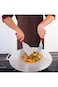 Al Sanidi Stainless Steel Chef Spoon, Silver, 31.2x7 cm