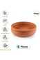 Luksyol Clay Pan for Mexican, Indian, Korean Dishes - Handmade Terracotta Cookware for Oven, Unglaz