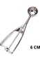 MIBRU 6cm Kitchen Ice Cream Scoop Potato Scoop Stainless Steel Spoon Ice Cream Ball Maker Kitchen A