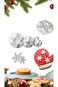 Sweet seven Snowflake Cookie Cutter Set - Plastic Fondant Cake Decoration Tool for Icing and Cake E