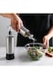 Olive Oil and Vinegar Dispenser Bottle Set, Premium Stainless Steel Glass oil and vinegar dispenser