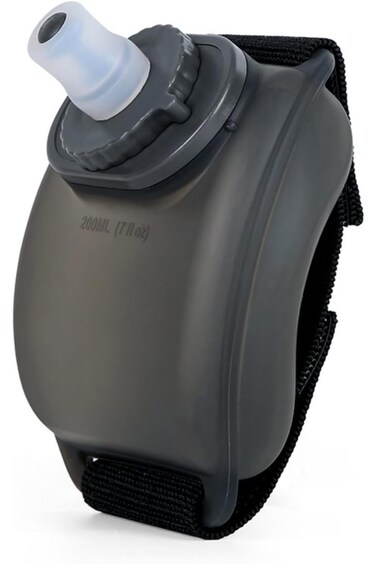 Wrist Water Bottle, Wearable HandsFree Silicone 7 Oz Running Water Bottle, Sports Portable Fitness