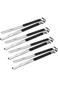 Tazweeq Kitchen Tongs, 4 Pack Premium Stainless Steel Kitchen Tongs, Serving Tongs for Cooking, 25.