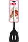 Betty Crocker Kitchen Slotted Turner, 34.5 cm Size, Black/Silver