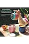 Tazweeq Oats Container, Stainless Steel Overnight Oats Jars with Lid &amp; Spoon, 800ml Yogurt Breakfas