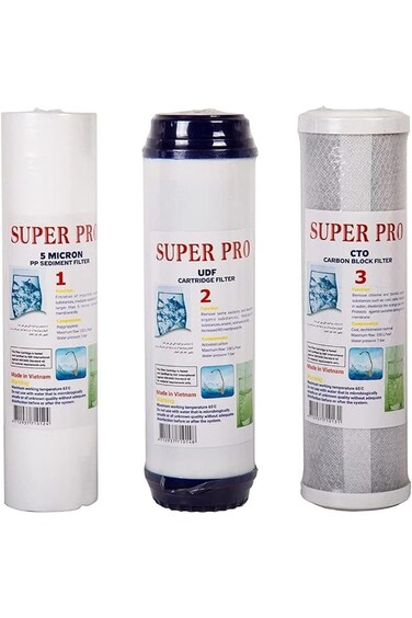 مجموعة أجهزة تحلية المياه المنزلية بثلاث مراحل