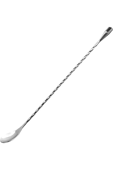 Inches Stainless Steel Mixing Spoon, Coffee, milk teaSpiral Pattern Bar Cocktail Shaker Spoon