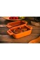 LUKSYOL Handmade Terracotta Rectangular Oven Tray - Authentic Mexican Pottery for Tajine, Moroccan,