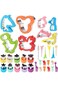 Fawoonu Sandwich Cutter 34pcs Animal Sandwich Cutters for Children Dinosaur Unicorn Mermaid Cookie