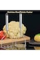 ALMEKAQUZ Potato Masher,Heavy Duty Stainless Steel Integrated Masher for Fruit&amp; Vegetables,Kitchen