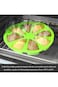 2 Pcs Silicone Baking Molds, 8-Cavity Non-Stick Cake Pan Reusable Cake Mould Pizza Pan, Heat-Resist
