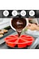2 Pcs Silicone Baking Molds, 8-Cavity Non-Stick Cake Pan Reusable Cake Mould Pizza Pan, Heat-Resist