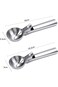 AGREON 2 Pcs Stainless Steel Ice Cream Scooper, Ice Cream Scoop Heavy Duty with Trigger, Potato Sco