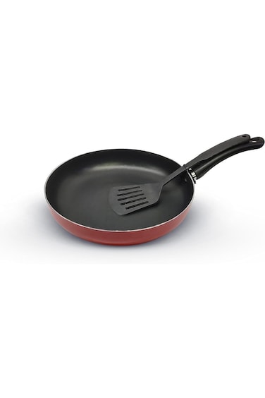 مقلاة ديلكاسا DC2897 غير لاصقة مع مغرفة، مقاس 26 سم