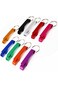 AGREON Colorful Aluminum Bottle Opener 8 Pack With Keychain - Mini Can Opener for Daily Use and Gif