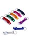 AGREON Colorful Aluminum Bottle Opener 8 Pack With Keychain - Mini Can Opener for Daily Use and Gif