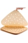 ALMEKAQUZ 100 PCS Square Air Fryer Parchment Paper 8.5 inch Unbleached Square Air Fryer Liners/Stea