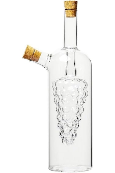 Parfait Contemporary and Elegant Design 2-in-1 Oil and Vinegar Bottle Clear Y122-409