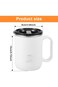 Insulated Coffee Mug with Handle &amp; Lid, Leakproof Travel Mug Hot Cold Coffee Mugs, 500 ml Travel Co