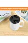 Insulated Coffee Mug with Handle &amp; Lid, Leakproof Travel Mug Hot Cold Coffee Mugs, 500 ml Travel Co