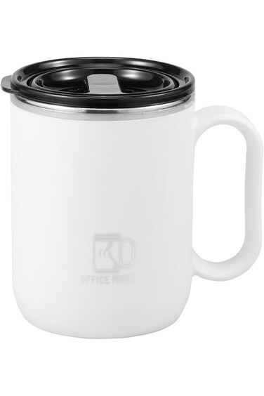 Insulated Coffee Mug with Handle &amp; Lid, Leakproof Travel Mug Hot Cold Coffee Mugs, 500 ml Travel Co