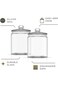 2 Pieces Elegant Cookie Jar Large Glass Jar with Glass Lid, Candy Cookie Jar with Lid for Kitchen C
